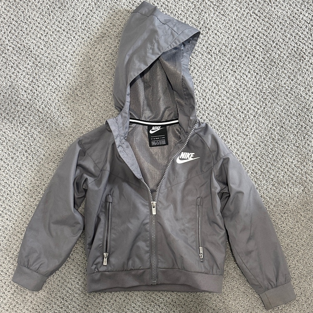 Nike Kids Gray Windbreaker